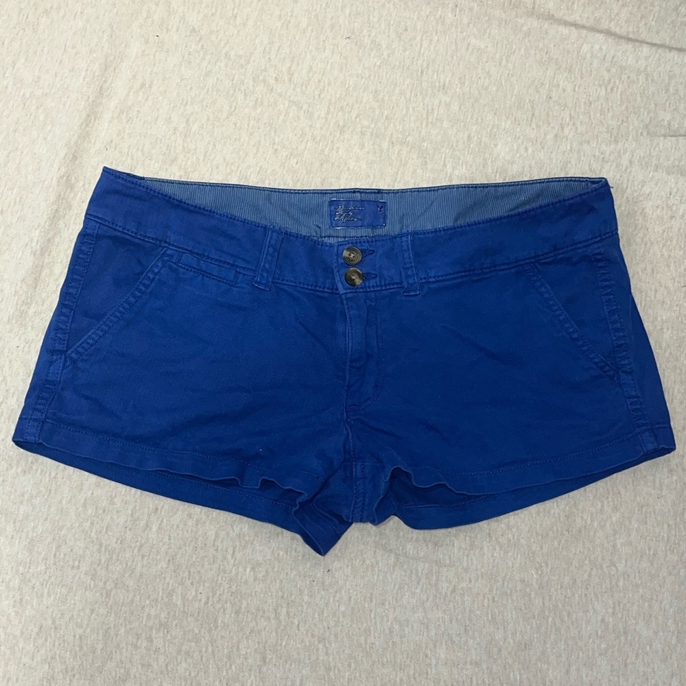 Vintage American Eagle Outfitters Low Rise Blue Shorts